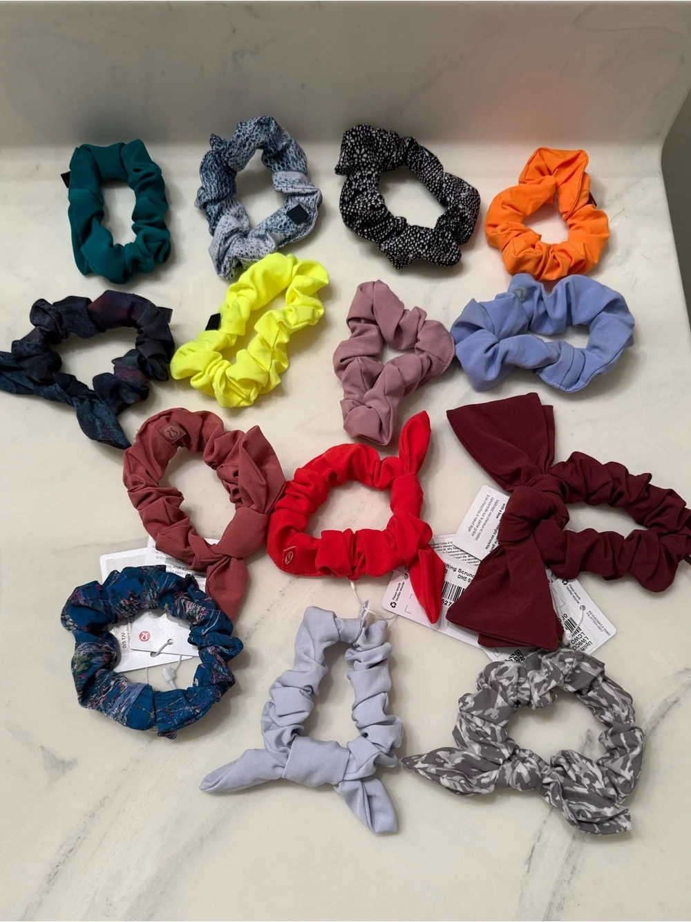 Lululemon Assorted Scrunchie Hair Tie Set - 14 Pack